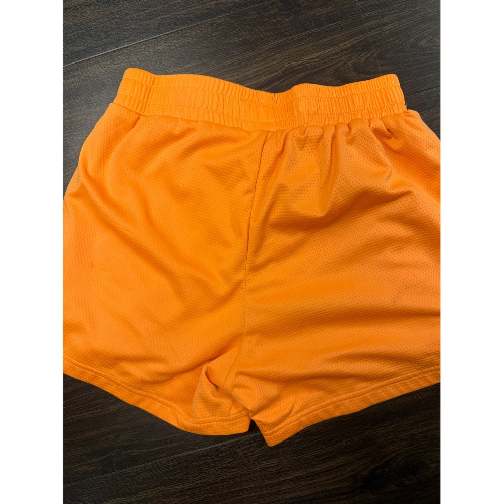Kill crew Orange Flame Mesh Athletic Shorts Size S Streetwear Y2k - Picture 3 of 3